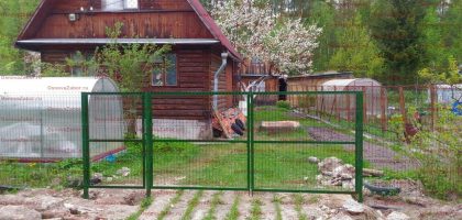 Забор из сетки Гиттер 3 Д. Установка за один день