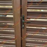 Забор горизонтальный металлический штакетник Гостилицы