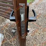 Забор горизонтальный металлический штакетник Гостилицы