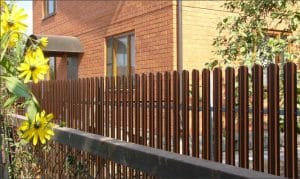 Установка забора из евроштакетника Васкелово 12