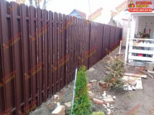 Ворота распашные с калиткой в Санкт-Петербурге