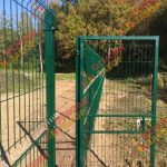 Калитка из сетки гиттер высотой 2 м