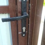 Замок стаблина для калитки уличный4