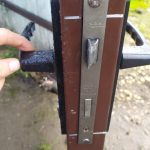 Замок стаблина для калитки уличный6