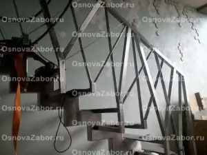 Лестничное ограждение Ригиля фото  OsnovaZaborru