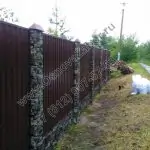 Фальш столбы для забора фото  OsnovaZaborru