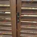 Забор горизонтальный металлический штакетник Гостилицы