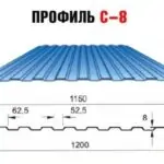 профнастил с  чертеж  фото  OsnovaZaborru