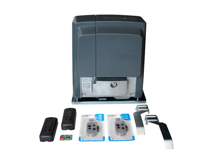 Комплект автоматики для откатных ворот BX708RC KIT (встроенный блок управления ZBX7N, радиоуправление с динамическим кодом, фотоэлементы) до 800 кг интенсивность 30% 5-7 м