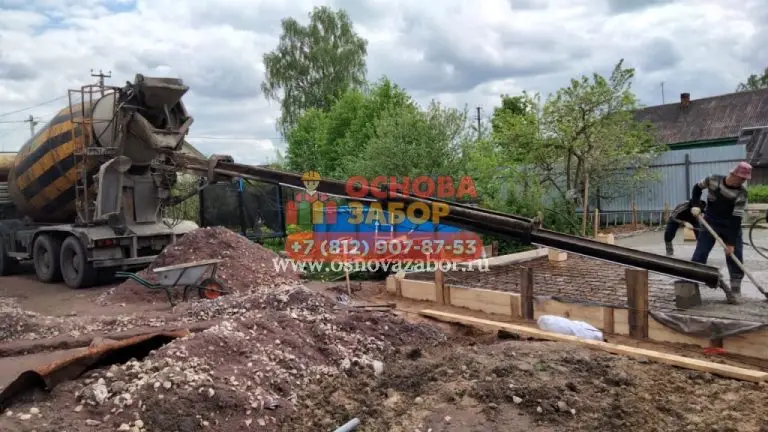 Бетонная площадка заливка Юкки 1 2025 OsnovaZaborru Бетонная площадка заливка Юкки фото OsnovaZaborru